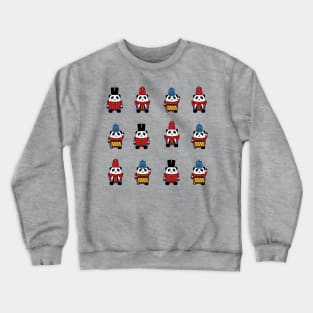 Cute panda marching band Crewneck Sweatshirt